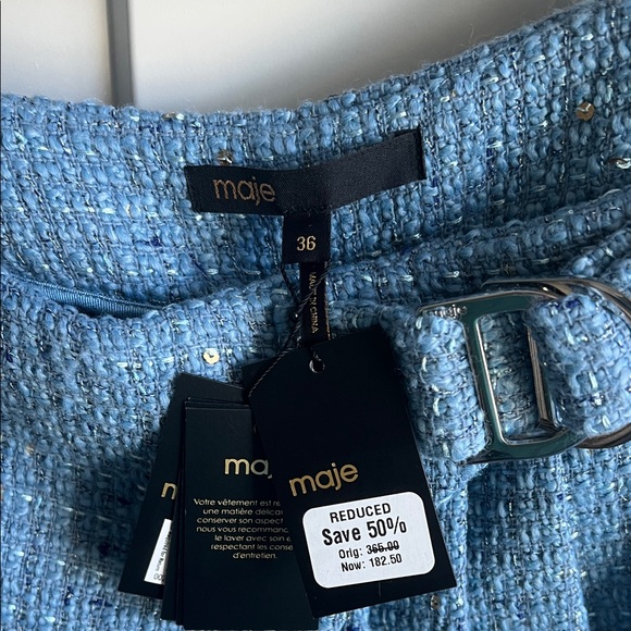 Maje Blue Jacket - Picture 3 of 7